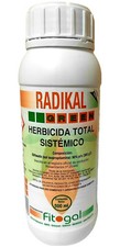 Herbicide Professionnel concentré désherbant puissant mauvaises RADI KAL 500 ML