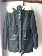 Parka noire avec capuche Jennyfer TS