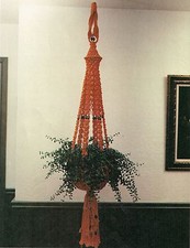 Grand Rétro Plante Suspension Motif - Craft Livre : #MP6 Macramé Portraits 6