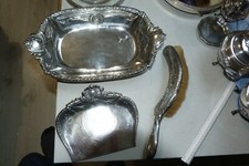 ramasse miette Gallia en métal argenté 3 pièces