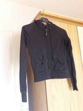 VESTE  NOIRE À CAPUCHE TAILLE 38 PIMKIE