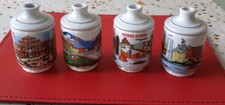 Chinois porcelaine Sake bouteille avec ASIATIQUE DECOR, 50 ml