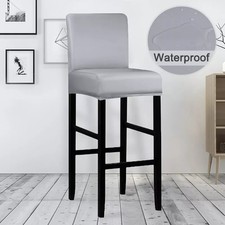 6 Housses de chaise de bar - simili cuir