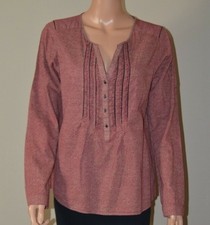 Tunique blouse bordeaux & beige MAISON SCOTCH T 38