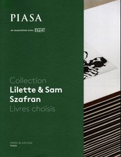 LIVRES CHOISIS COLL. SAM SZAFRAN CATALOGUE VENTE PIASA 28/06/2022