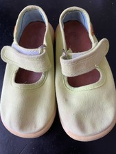 Sandales en toile couleur anis bébé fille 24 de marque ASTER