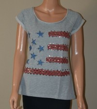 T-shirt gris sérigraphié CACHE CACHE T 38