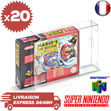 20 Boitiers Protection Crystal Box Jeux Super Nintendo Nintendo 64 SNES 0,3 mm