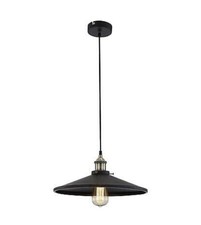 Globo Lighting Knud Suspendu Plafond Lumière Pendentif Noir & Or Ampoule Inclus 15060