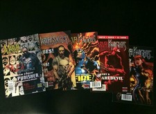 Marvel Knights Magazine 5 Comic Lot #1-2, #4-6 2001 Reprints Daredevil Inhumans