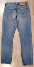 Levi's Strauss 501 Bleu Seconde Main W29 L30 Made in U.S.A