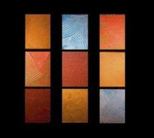 M.Lang Large Painting.."BELLINI" Metallic Textured triptych (3-10x30 Canvases