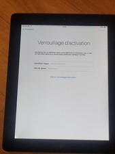Apple iPad 2 64go a1396 3g HS HORS SERVICE POUR PIECE A REPARER bloqué icloud