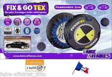 Chaussettes chaînes à neige textile enveloppes FIX & GO XTREM Ski PneusTaille S