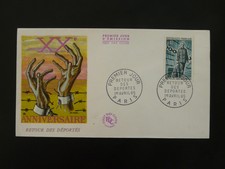 retour des Déportés déporation seconde guerre mondiale FDC France 1965