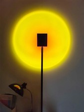 lampadaire coucher de soleil