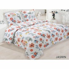 Couvre-lit boutis – Lit 2 places – 3 pièces (230x250cm) - Jasmin