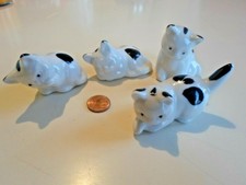 lot de 4 .. collection  Chats / chatons .porcelaine. 