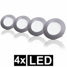 4er Set LED Plafond Lumières Projecteurs Encastrés Chrome Clients la Vie Chambre