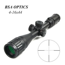 Lunette Viseur Scope BSA OPTICS 4-16x44 Lumineuse Tir de Précision Chasse