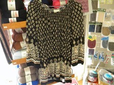 haut canda  noir  marron taille xl c14ref06