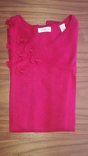 Okaidi Superbe robe manches courtes en maille fuchsia - Etat neuf – portée 1 x