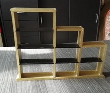 Vintage Présentoir Bois pour Figurine Petits Animaux (ou autres)