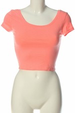 BERSHKA T-shirt court rose chair style décontracté Dames T 40 Haut