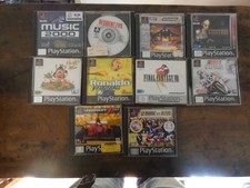 Lot de 10 jeux videos Ps1 