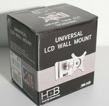 Support mural écran TV PC moniteur pivotant & inclinable LCD 10-24" VESA 100x100