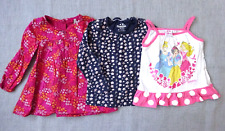 Lot vêtements fille 3 T-shirt débardeur tunique Disney Lupilu ORCH Taille 2 ans