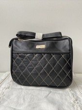 Sac à main type besace " TED LAPIDUS " matelassé Noir Couture Bandoulière