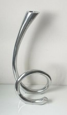 Chandelier bougeoir fonte aluminium designer abstrait decoration candelstick