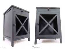 2 beistellschränke Nuit Armoire flurschränk salon table appoint noir.