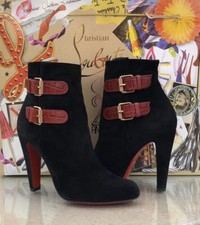 Christian Louboutin Cavalitta 100 Suede Bootie 