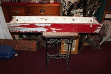 Antique Wood Farm Barn Planter 4 Feet Long Shabby Chic Chippy Paint Garden Decor