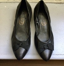 ASH ESCARPINS CUIR NOIR P.40 QUALITÉ, PETIT TALON, TTBE, Très Chic