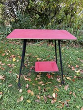 Ancienne TABLE TV à Roulettes Vintage 1950/190 