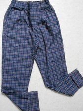 PANTALON A CARREAUX BERSHKA TAILLE XS/34 REVERS BAS PATTE NEUF