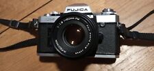 Appareil photo ancien réflex : FUJICA AX-5 + X-FUJINON 1,9/50mm - Japon 1980