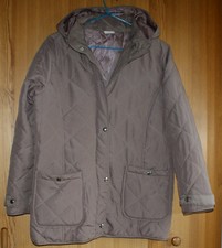 VESTE Parka légère Capuche FEMME Marque Anne de Lançay T. 38 / 40 Beige marron