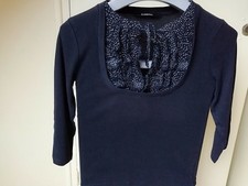 Ensemble femme 2 en 1 tee shirt et haut chemisier Caroll taille 40 noir