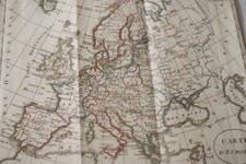 EUROPE CARTE ANCIENNE COULEURS CIRCA 1819  R3785