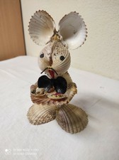 Bibelot Souris fabriqué en coquillages de 19 cm de haut