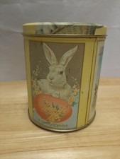 Vintage Revolving Music Box Tin Easter 1984 Chein Bristol Ware USA