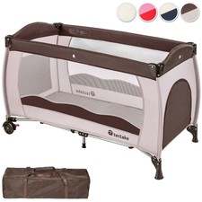 Lit bébé pliant lit de voyage enfant parapluie 126x65x80 cm + Sac de rangement