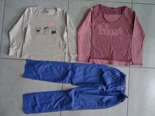 lot hiver fille 8 ans:TS kiabi en cadeau, TS creeks, pantalon mexx