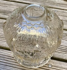 Ancien plafonnier Suspension en verre Vintage lustre luminaire Alte Lampe