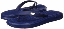 Pour Hommes Nike Solay Thong Binaire Bleu Taille UK 5.5 Eu 38.5 US 6. 882690-400