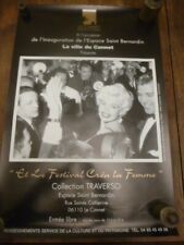 Affiche Inauguration St Bernardin Le Cannet - Photo Traverso Festival de Cannes